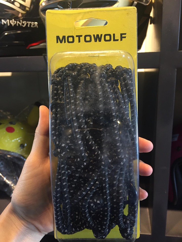 Lưới Ràng Đồ Xe Máy Phản Quang Motowolf 40cm*40cm