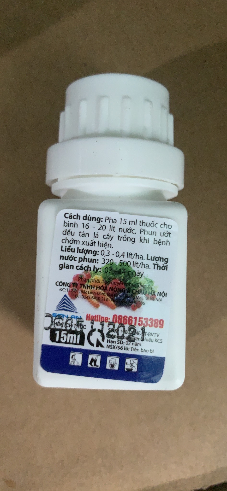 Sản phẩm trừ bệnh bách bệnh cho cây trồng lọ 15ml