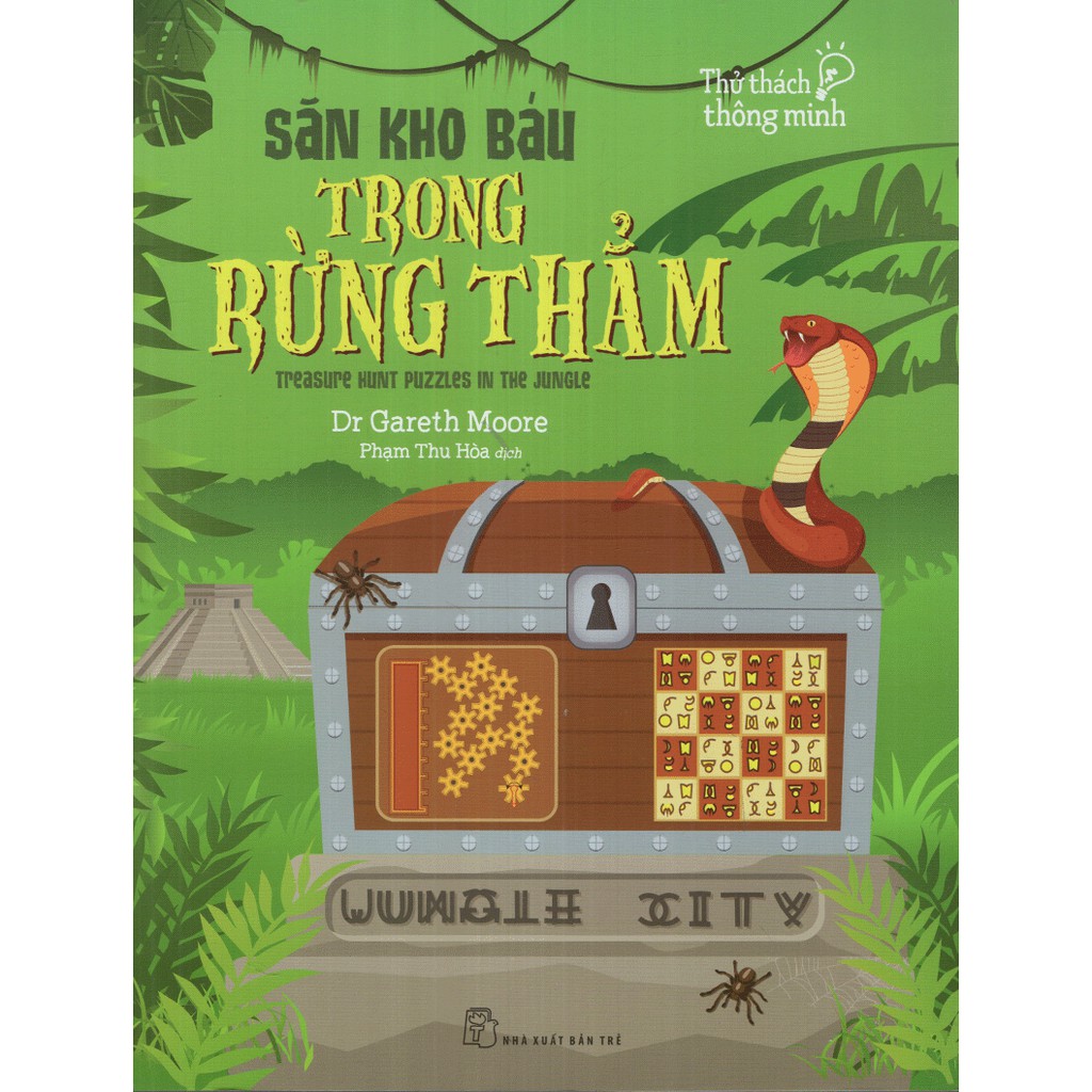 Sách - thử thách thông minh-săn kho báu trong rừng thẳm
