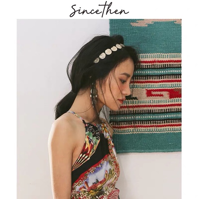 [HCM][Mã FAGREEN55 giảm 10% đơn 99K] Bờm tóc bohemian - Vòng đội đầu boho - head chain boho style
