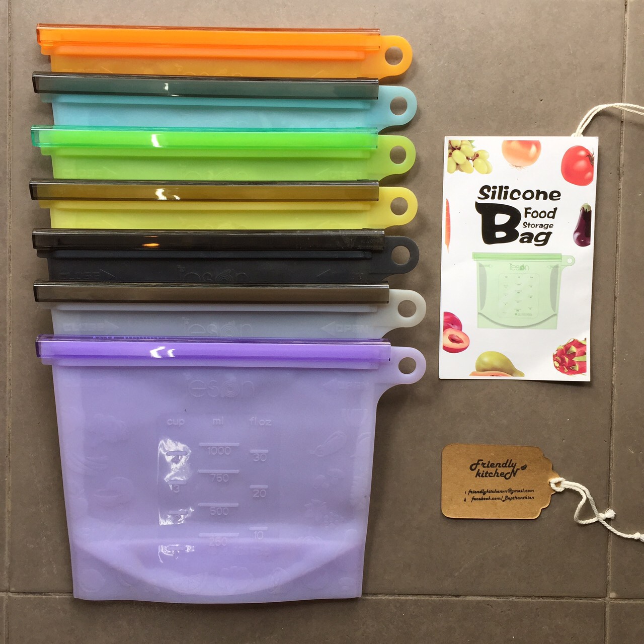 Túi Silicone Đựng Thực Phẩm