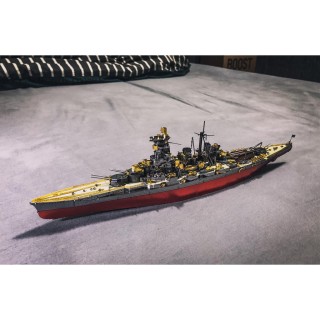 Chưa Ráp Mô Hình Thép 3D Tàu Chiến Thiết Giáp Hạm Nhật Bản Piececool Kongou Battleship thumbnail