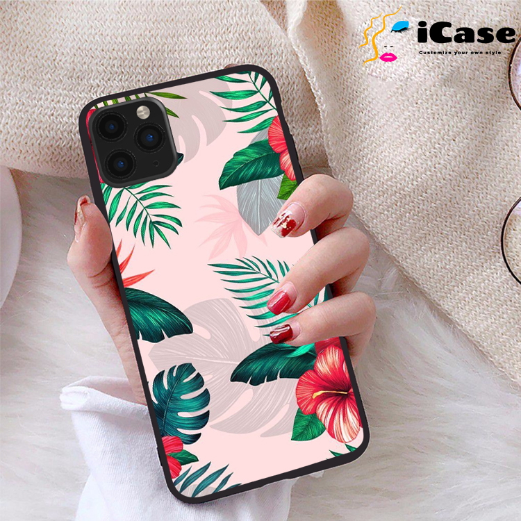 Ốp lưng iPhone 11 Pro Max viền dẻo TPU BST Hoa