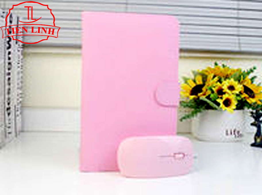 Keyboard leather case combo + Mouse + mouse pad + Type C adapter for 4 to 7 inch Android OS wired type