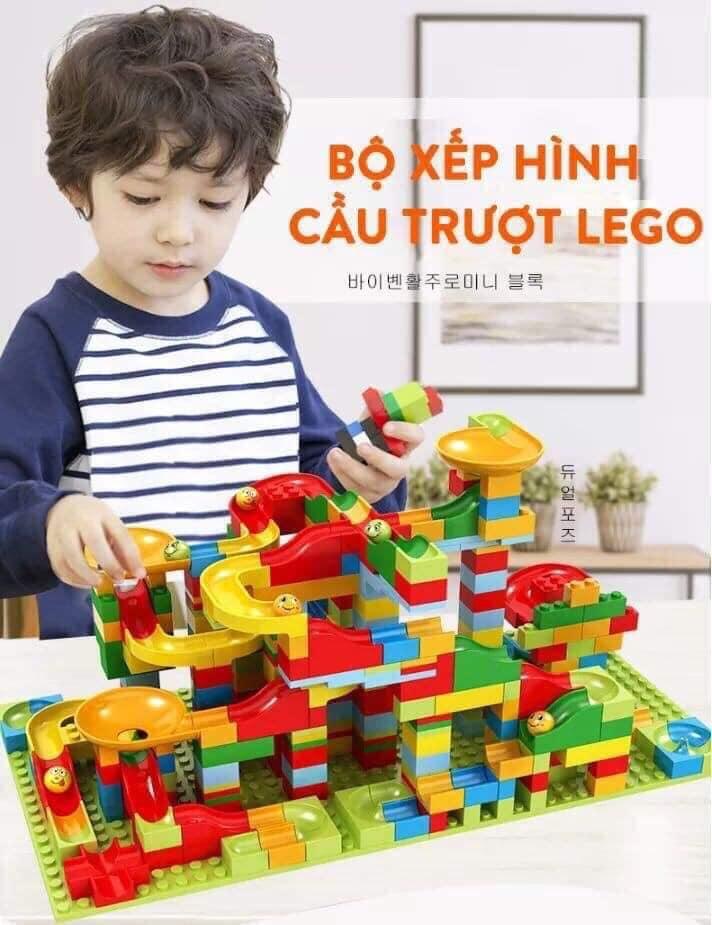Bộ xếp hình cầu trượt LEGO