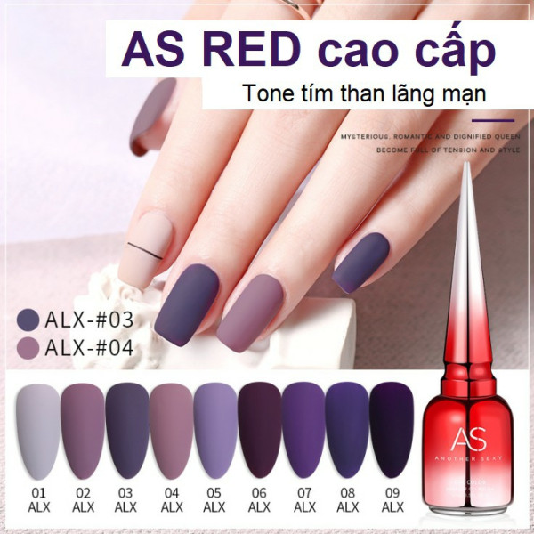 [HCM]Sơn Gel As mã ALX 15ML - Chai đỏ