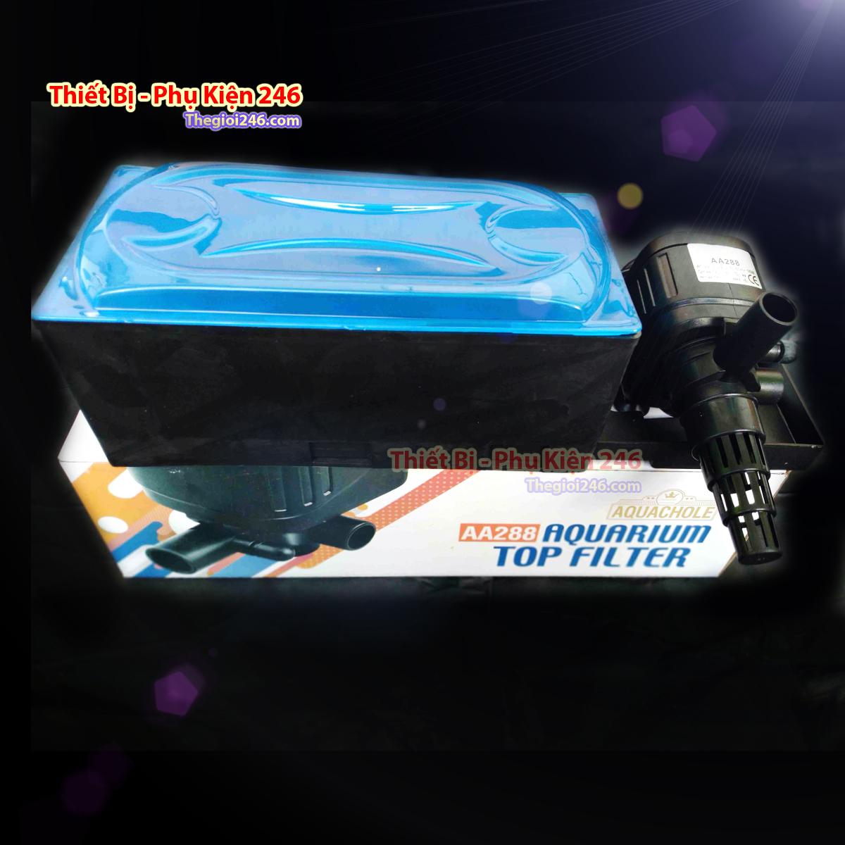 Máy bơm hồ cá AA288 New loại tốt (trang bị đầy đủ máy bơm, hộp lọc)