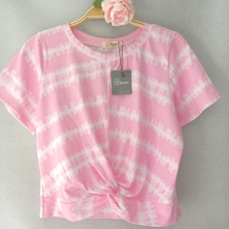 [HCM]BIGSIZE áo Croptop thun xoắn eo siêu đẹp ( Hàng thiết kế)