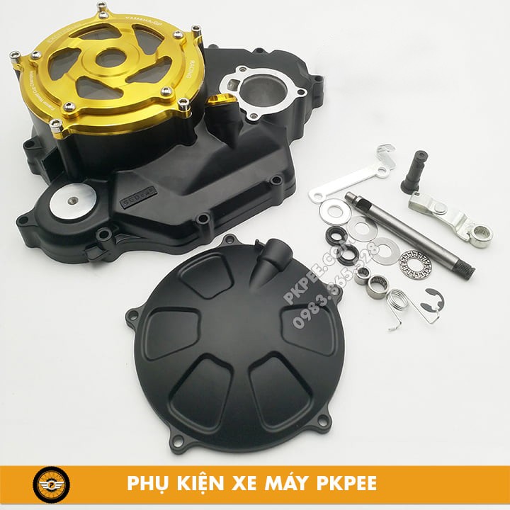 Full Bộ Lốc Nồi Sum Racing Cắt Côn Trực Tiếp Gắn Exciter 150 (Nắp Màu Mẫu K2 Giao Ngẫu Nhiên)