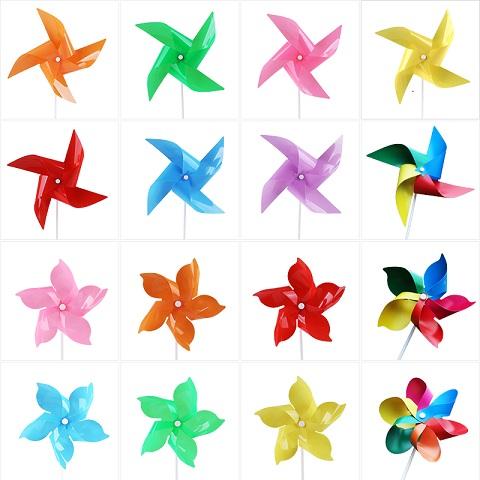 Combo Chong Chóng Nhựa 4 cánh Size 24cm ( combo 100 cái)