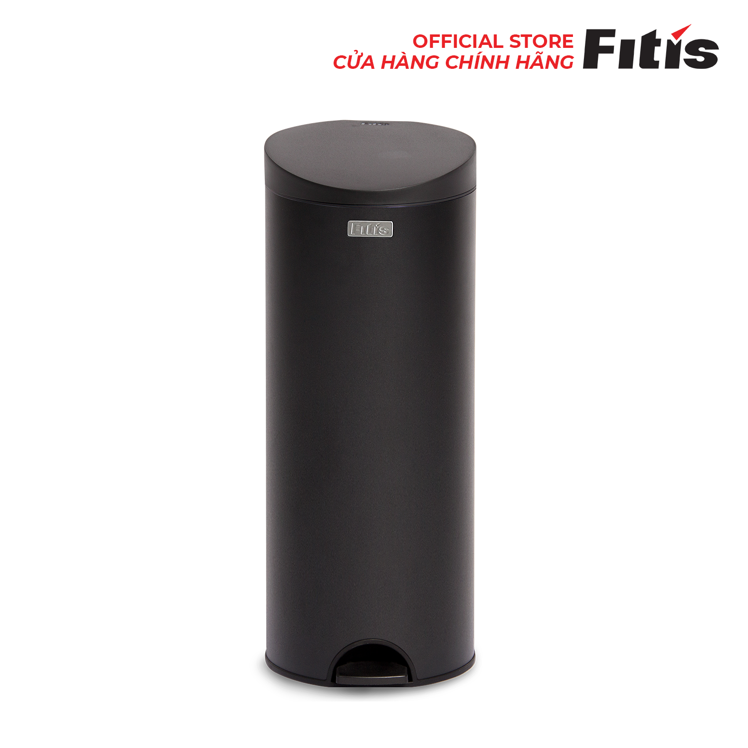 Thùng Rác Fitis Premium - Tròn Đạp Cao (15L)