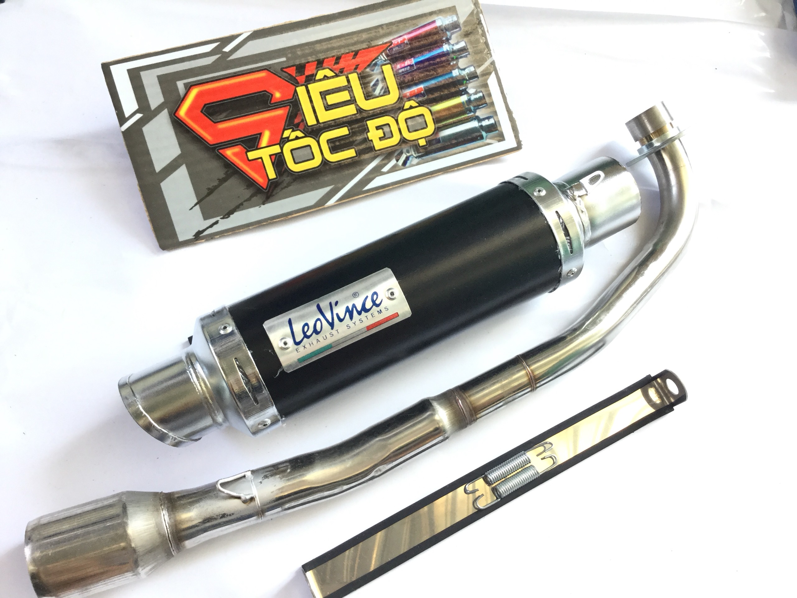 Pô leovince đen cổ Wave dream surius jupiter - Exciter - Winer - Satra - Sonic - Raider - GSX Phân Loại Sẵn Khi Lựa Chọn