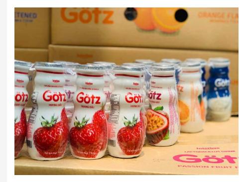 Combo 24 chai sữa chua uống Gotz đủ vị
