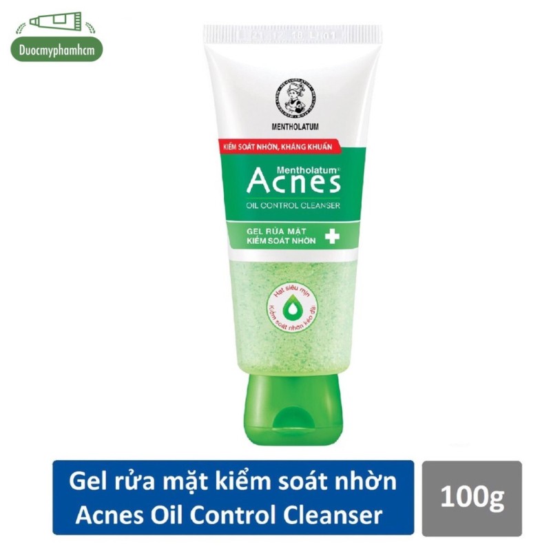 Gel rửa mặt kiểm soát nhờn ngăn ngừa mụn Acnes Oil Control Cleanser 100g cao cấp
