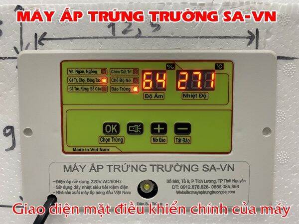 Máy ấp trứng TS 60W