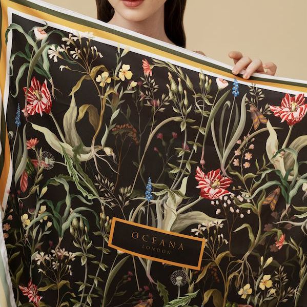 Oceana London - Khăn lụa vuông Sirine Scarf