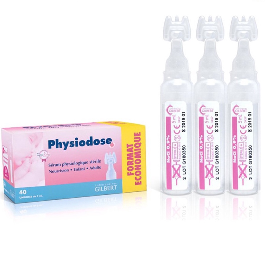 Nước muối sinh lý Physiodose, Gifrer cho trẻ sơ sinh mesocshop