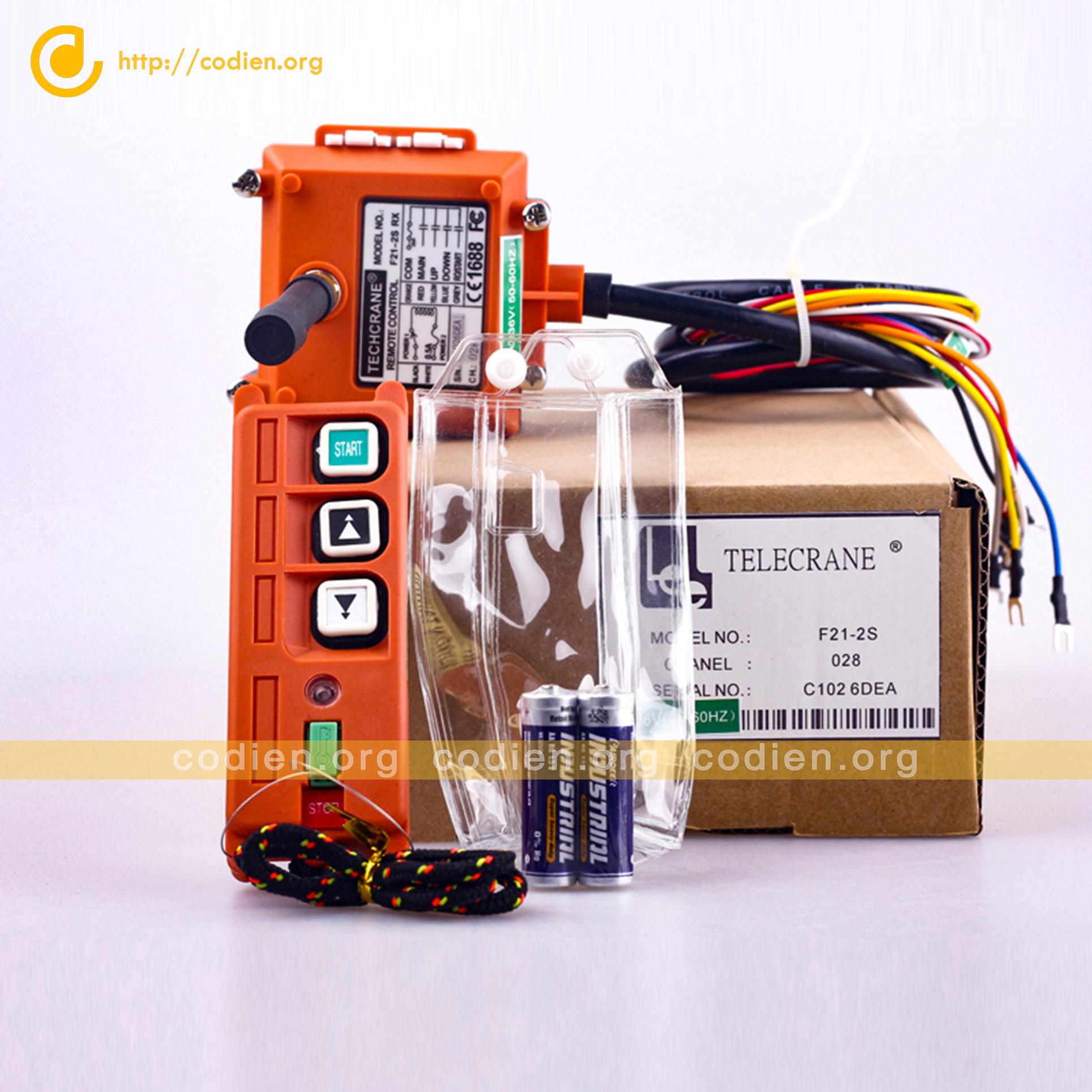 Điều khiển cầu trục từ xa Telecrane F21-2S