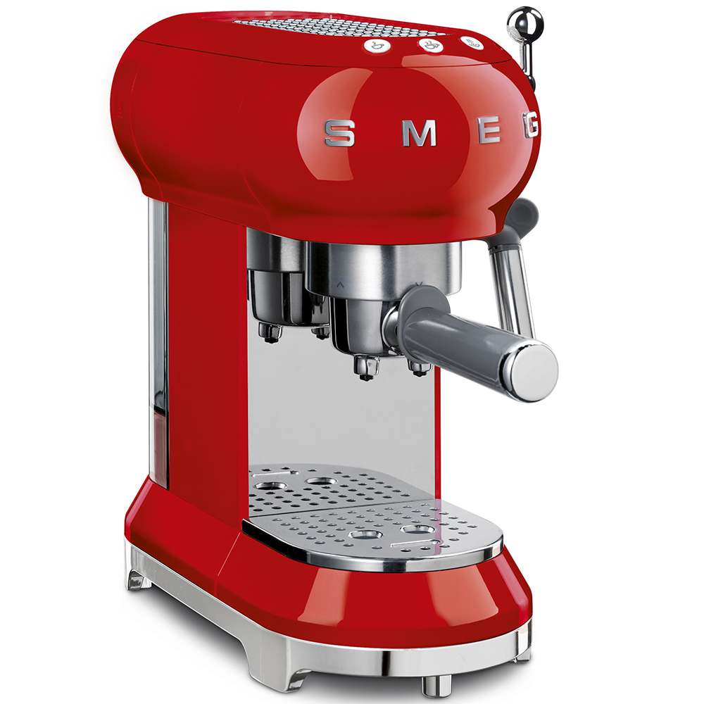 [Trả góp 0%]Máy pha cafe SMEG ECF01CREU màu đỏ