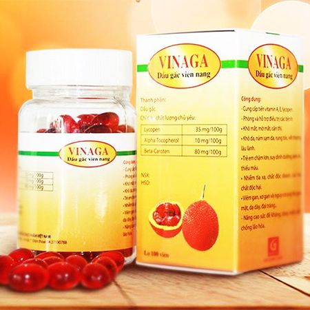 Vinaga dầu gấc viên nang 100 viên