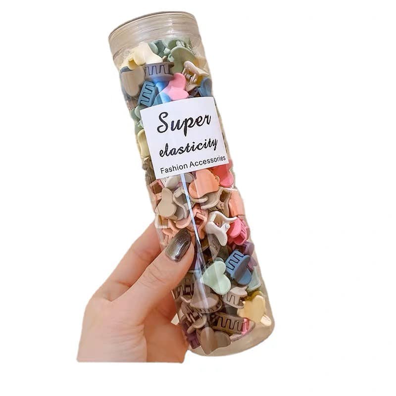 Ống 50 kẹp tóc nhí cho bé