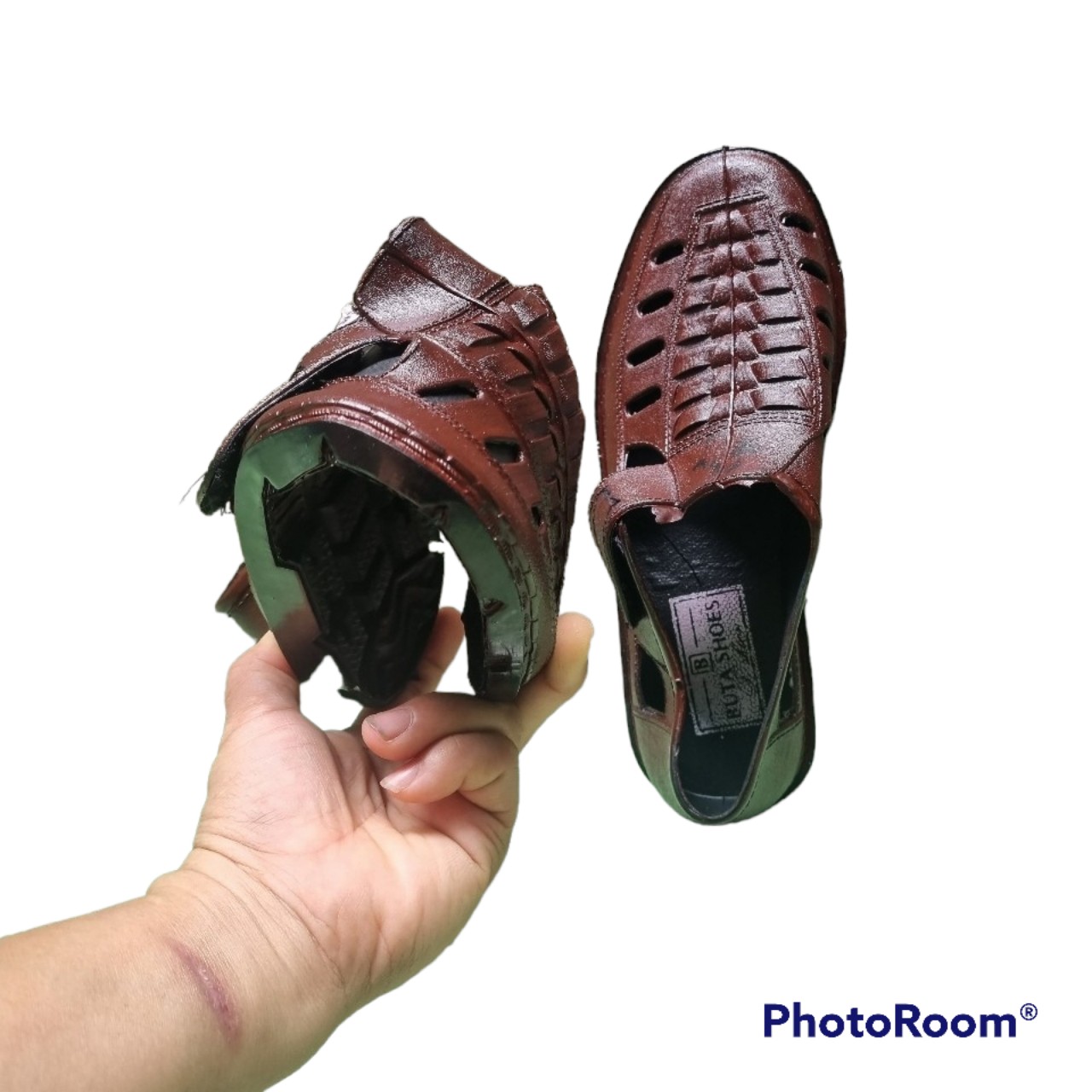Men's Plastic Rain Shoes Are Breathable