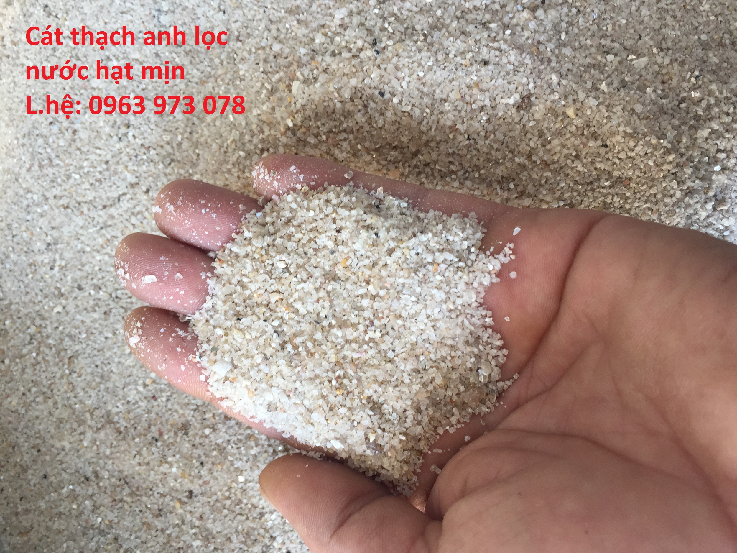 Combo 5kg cát thạch anh lọc nước hạt mịn