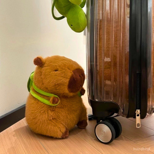 Gấu Bông Capybara Đeo Balo Dễ Thương Êm Mịn