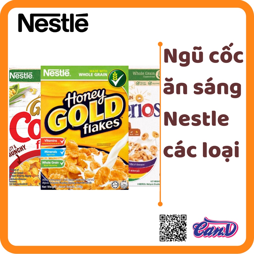Nhiều loại Ngũ cốc ăn sáng Nestle hộp 220gr - 370gr