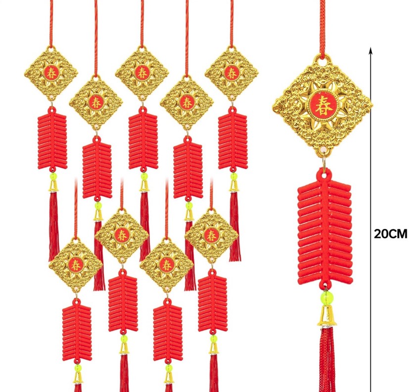 Combo 5 dây treo, liễn treo trang trí tết cổ truyền, nhiều mẫu hàng đẹp sắc nét 2024