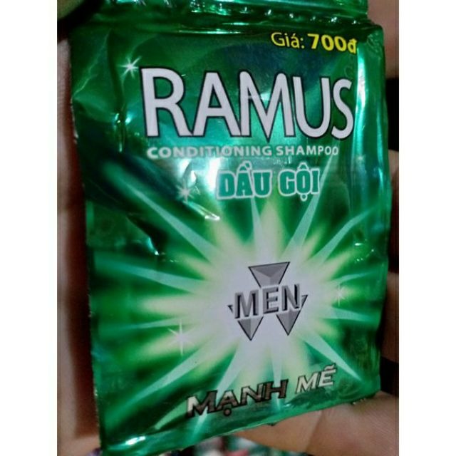 Dây 12 gói dầu gội Ramus men