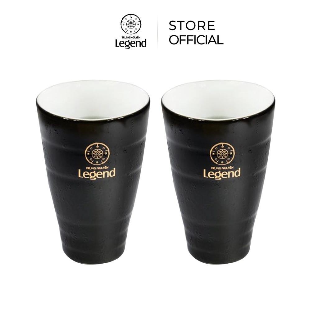 [COMBO 2 Ly] Trung Nguyên Legend - Ly Gốm Sứ Thông Điệp Sáng Tạo - 330ml