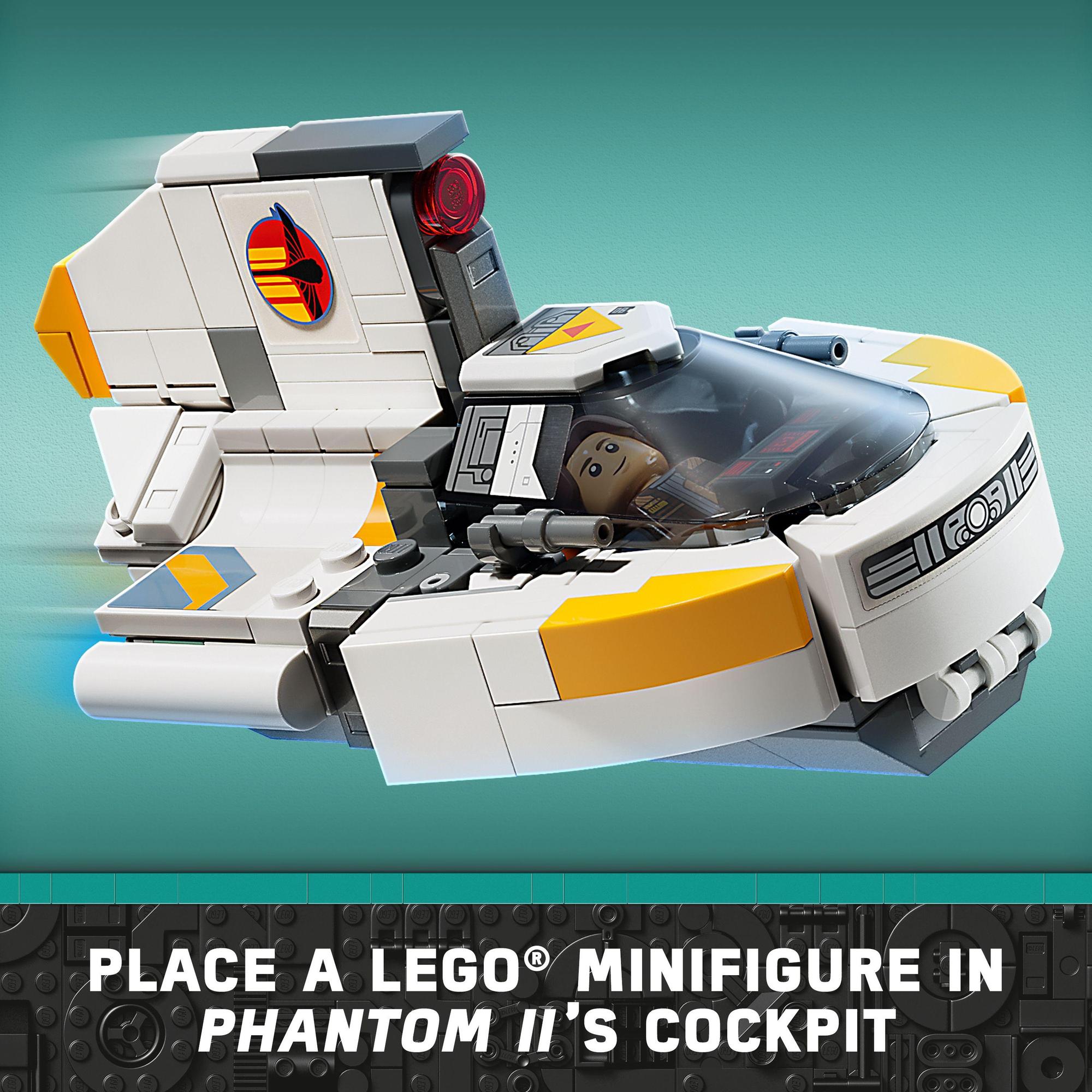 [ĐỘC QUYỀN LAZADA] LEGO STAR WARS 75357 Đồ chơi lắp ráp Tàu Vũ Trụ Ghost & Phantom II (1394 chi tiết)