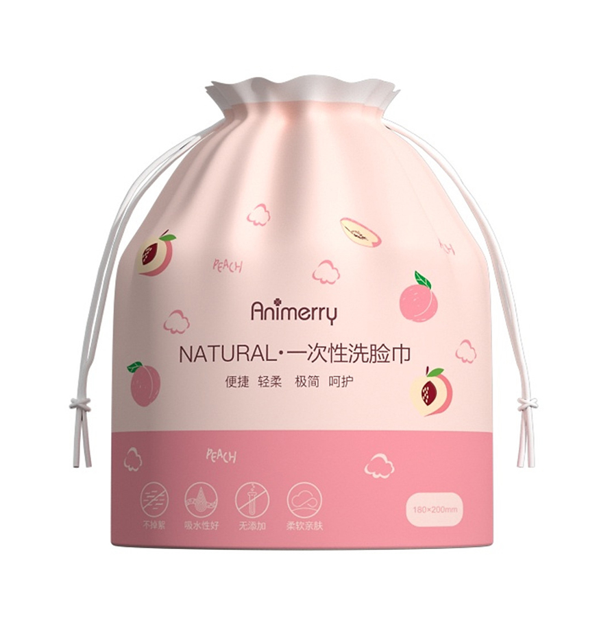 khăn lau mặt 1 lần animerry cuộn 40 khăn