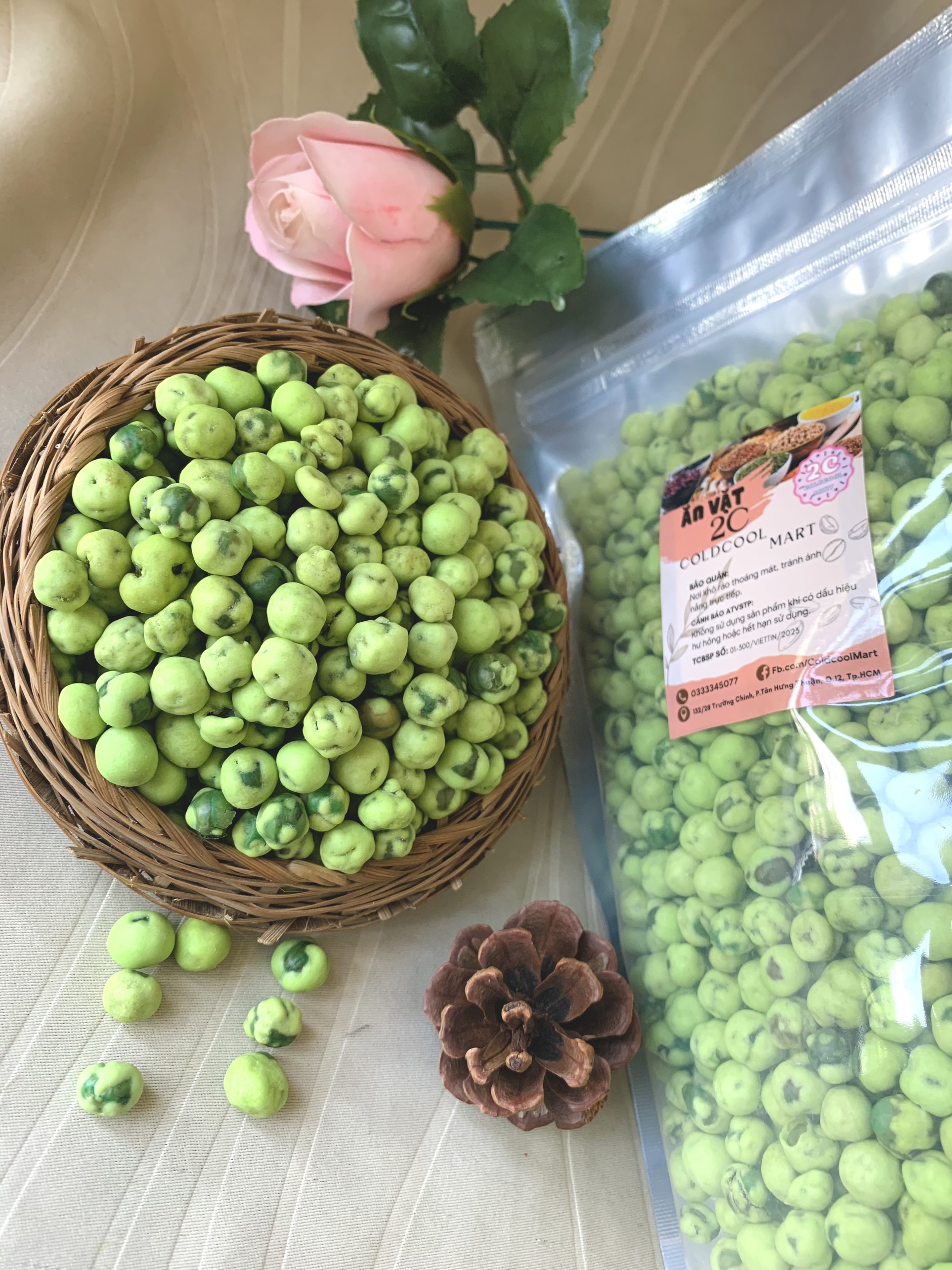 Đậu Hà Lan Wasabi 500g 2c Mart