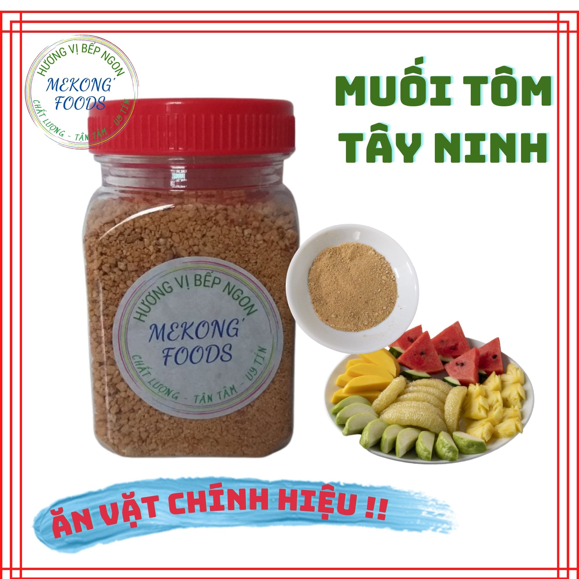 Muối Tôm Tây Ninh hủ 500gr Siêu Ngon