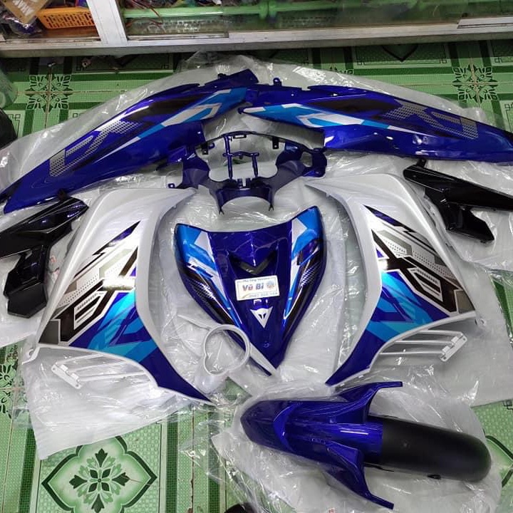 Full Bộ tem rời dán xe Ex 2011 chất liệu CANDY ánh kim cao cấp