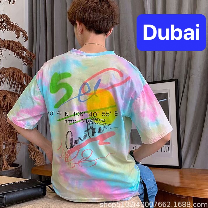 ÁO THUN NAM NỮ LOANG IN CHỮ PHOM FORM RỘNG TAY LỠ HOT TREND MẠNH MẼ SÀNH ĐIỆU VẢI DÀY MIN - DUBAI FASHION