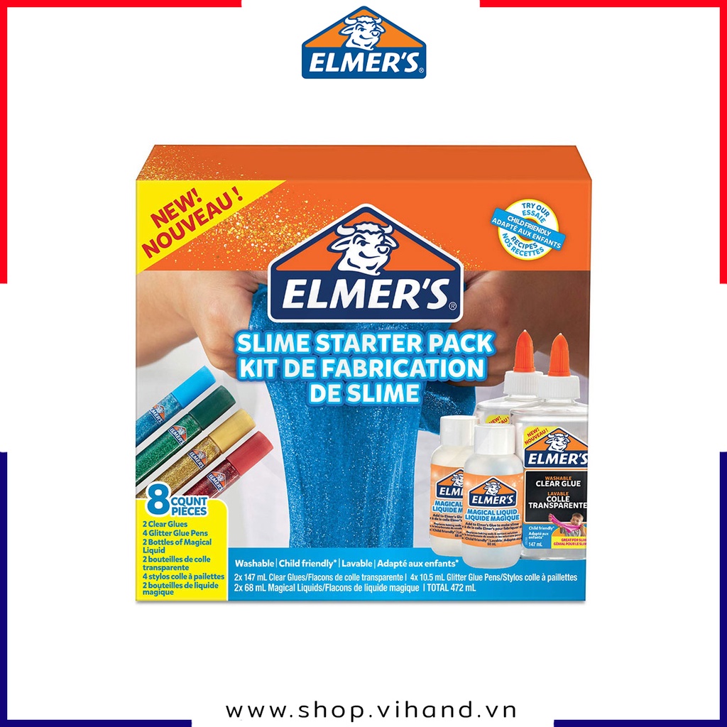 Bộ dụng cụ làm slime Elmer s Glue Slime Starter Kit