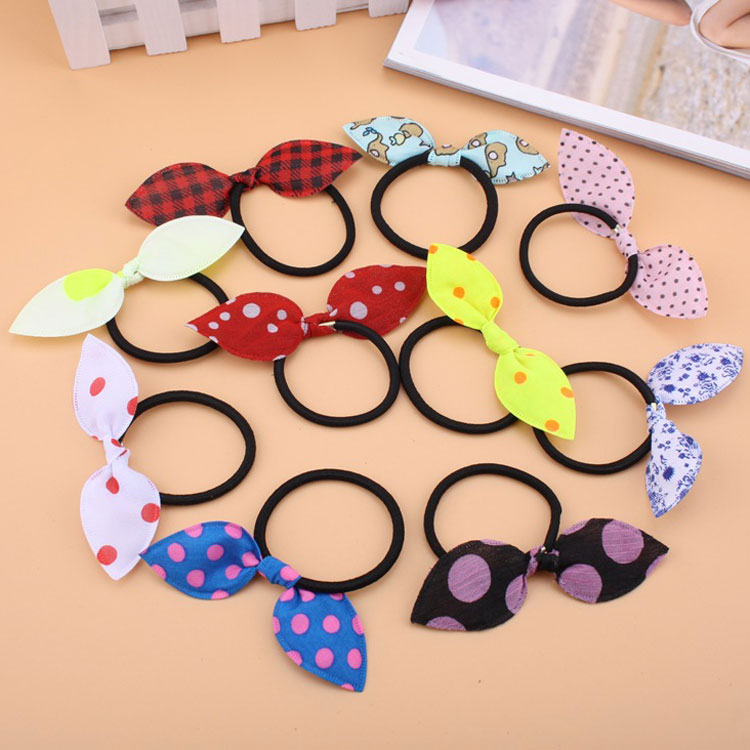 Set 10 cột tóc tai thỏ (nhiều màu)