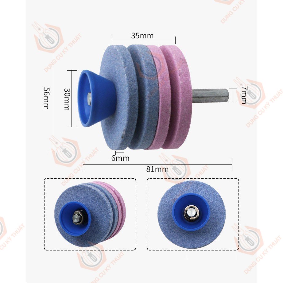 Bộ đá mài dao cho máy khoan 4 in 1 _ [Shop Dụng Cụ Kỹ Thuật]