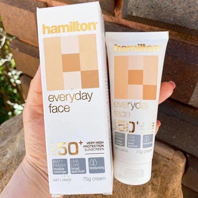 Kem chống nắng Hamilton SPF 50+ nội địa Úc