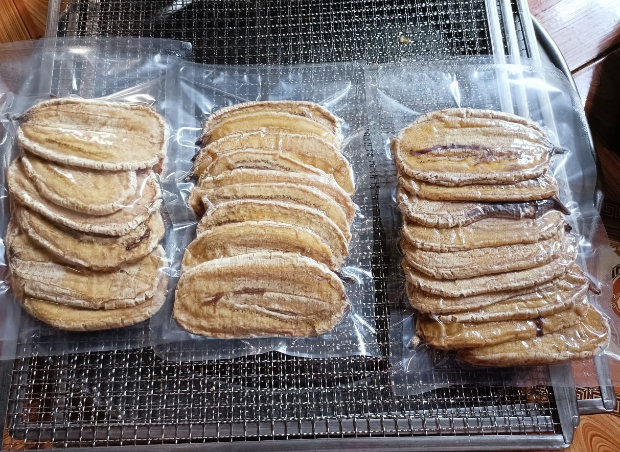 Chuối sấy dẻo không đường - túi 1kg