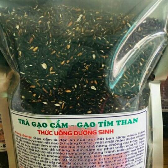 1kg trà gạo nếp cẩm rang
