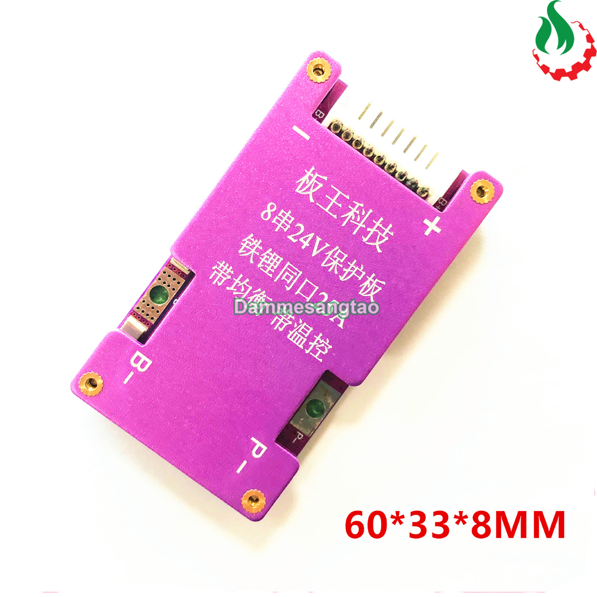 Mạch 8S 25A 24V (29.2V) BW bảo vệ pin Li-Fe 3.2V (Có dây)