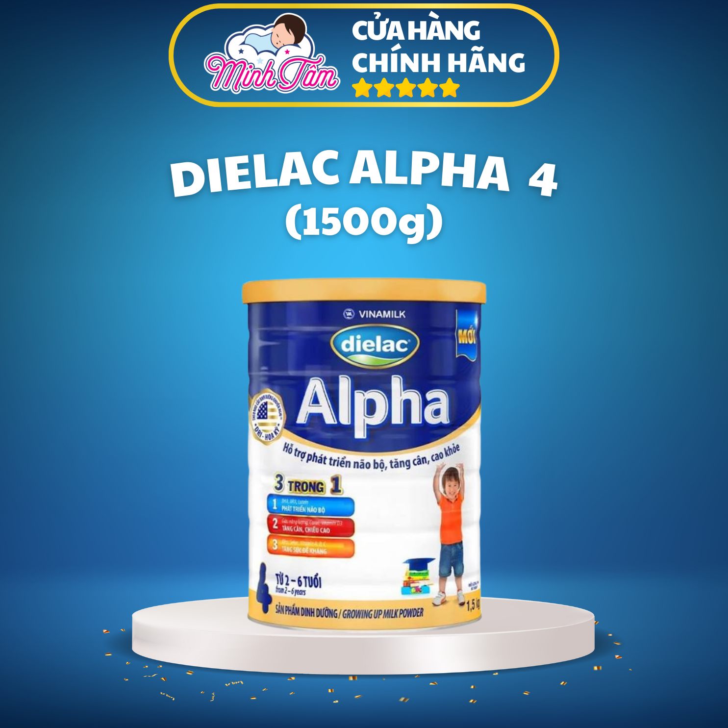 Sữa bột Dielac Alpha 4