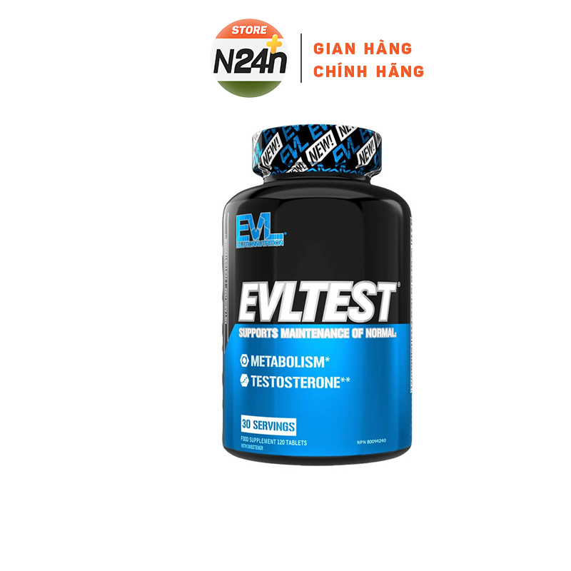 Viên uống hỗ trợ tăng tăng testosteron cho nam giới evl test 120 viên cứng