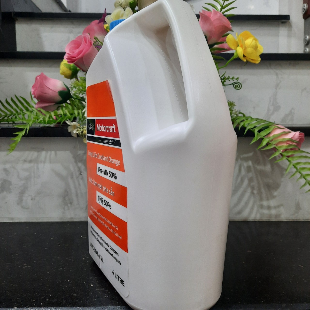 [NƯỚC LÀM MÁT CHÍNH HÃNG PHA SẴN] FORD Motorcraft Long Life Coolant Orange 4 LÍT