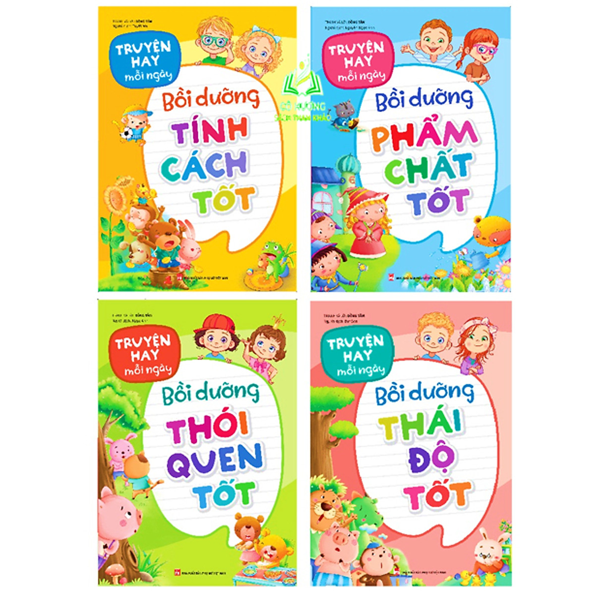 Sách - Trọn bộ 4 cuốn Truyện hay mỗi ngày - Bồi dưỡng thói quen, tính cách, thái độ phẩm chất tốt cho trẻ