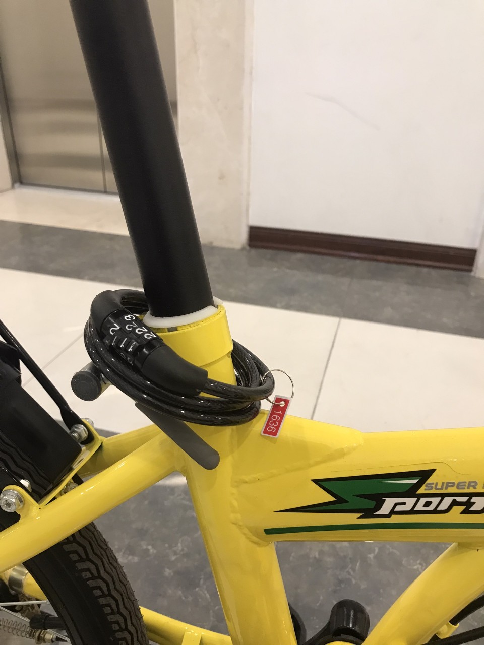Khóa dây xe đạp 4 số chống nước